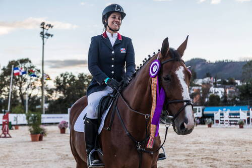 Dominican Republic’s Giorgia Ieromazzo claimed the FEI Jumping World Challenge Final 2019 title at Club Rancho San Francisco in Quito, Ecuador. (FEI/Pablo Albuja)