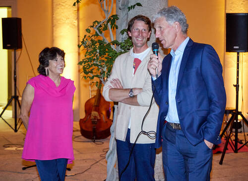 Eleonora Ottaviani IJRC Director, Kevin Staut IJRC President, Ludger Beerbaum IJRC Board Member