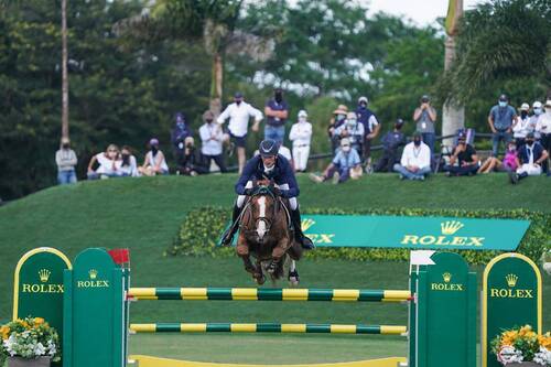 Daniel Deusser (GER) and Scuderia 1918 Tobago Z capture the $500,000 Rolex Grand Prix CSI5*. © Sportfot