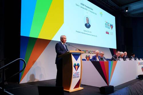 Belgium’s Ingmar De Vos elected unanimously as President of the Association of Summer Olympic International Federations