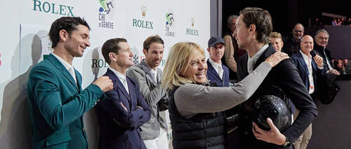 What a team!Martin and his mother Renata.