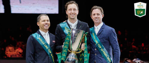 The podium of the Rolex IJRC Top 10 Final.