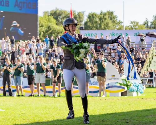 Sandra Auffarth won the Agria Falsterbo Grand Prix