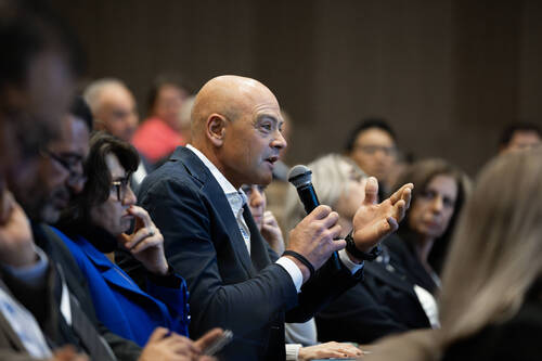 FEI Sports Forum 2024 Session 1 - Equine Ethics & Wellbeing Commission Final Report and FEI Action PlanDelegate during the session © FEI/Richard Juilliart