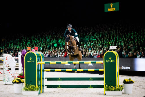 Steve Guerdat rides Albfuehren's Bianca in The Rolex Grand Prix