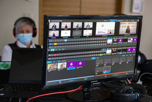 FEI Online General Assembly 2020 Backstage  Photo Copyright © FEI/Richard Juilliart