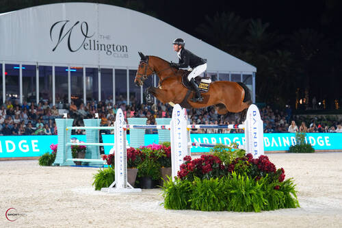 Darragh Kenny and Eddy Blue Conquer $500,000 Bainbridge Companies CSI5* in First WEF Grand Prix Victory