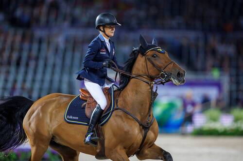 HERNING  - ECCO FEI World Championships 2022BARYARD-JOHNSSON Malin (SWE), H&M IndianaFEI World Jumping Championship - Individual - Second Competition - Round 2Agria FEI World Jumping Championship presented by HelgstrandHerning, MCH Messecenter12. August 2022© www.sportfotos-lafrentz.de/Stefan Lafrentz