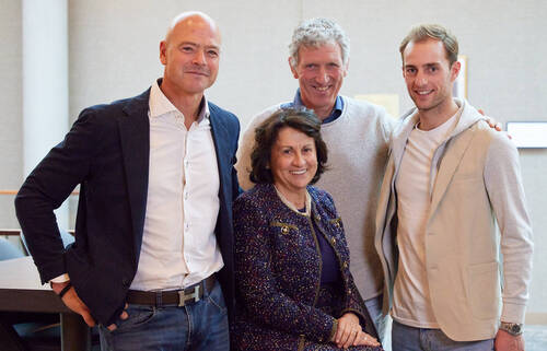 François Mathy JR IJRC President, Eleonora Ottaviani IJRC Director, Ludger Beerbaum and Richard Vogel IJRC Board members  