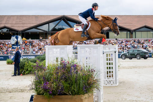 LONGINES FEI Jumping European Championship A Coruña 2025™Scott Brash (GBR) riding Hello Folie during the Longines FEI Jumping European Championship - Third Competition - Individual Final - Round A at the Longines FEI Jumping European Championship A Coruña 2025Photo Credit: FEI/Benjamin Clark