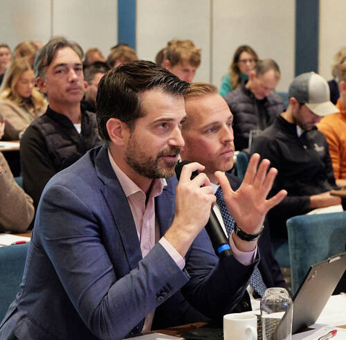 Todd Hinde FEI Director of Jumping and Gaspard Dufour FEI Director Technology and Sport Services