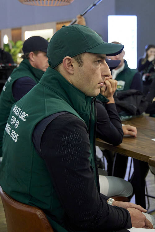 A moment of quiet focus for Richard Vogel, making his second appearance at the Rolex IJRC Top 10 Final