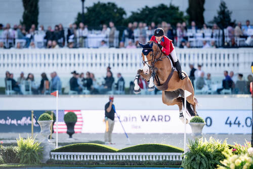 McLain Ward (USA) riding Ilex part of the winning team from USA at the Longines League of Nations™ - Ocala (USA)     Copyright © FEI/Shannon Brinkman