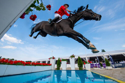 Niels Bruynseels (BEL) and Matador - Longines FEI Jumping Nations Cup of Poland, Sopot, 2023 - pc FEI/Lukasz Kowalski