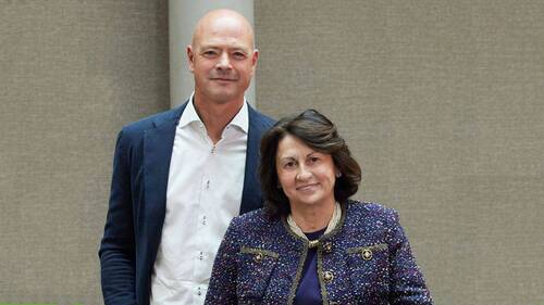 François Mathy JR new IJRC President with Eleonora Ottaviani IJRC Director