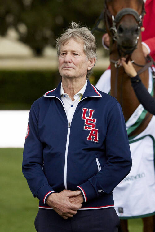 A delighted U.S. Chef d’Équipe Robert Ridland
